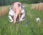 Field fucking in the country from indian neighbor and boy