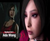 Resident Evil 2 - Ada Wong × Stockings - Lite Version from ada wong futa
