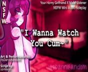 【Lewd ASMR Audio RP】 &quot;Cum for Me, Baby~&quot; | Your Horny Girlfriend Wants to Watch You Cum【F4M】 from karina gaarcia