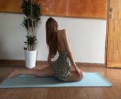 STRETCHING IN A DRESS from valentina victoria yoga