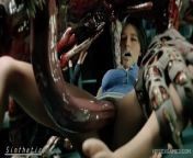 Jill Valentine fucked by doomed (Sinthetic) [Resident Evil] from 3d cum in pussy