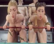 Cammy and Chun-Li Round One from realmom fuck sunny lone x