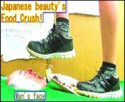 Food crush by Japanese beauty's sneaker! from whcs food crush by chinese goddess