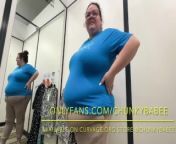 FEEDEE BBW tries on TIGHT CLOTHES after GAINING 100lbs! from 10clas