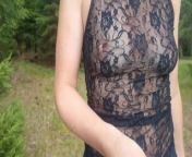 I was caught by stranger hunter during forest walk in provocative clothes from xxx sabina nude