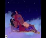 Aladdin x Princess Jasmine Parody (Sfan) from disnexxx