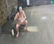 Street Girl dancing naked from naked funny model danc