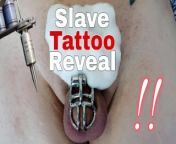 Femdom Slave Tattoo Reveal FLR Real Couple Submissive Male Dominatrix Domme Marriage Milf Stepmom from hlr