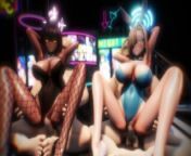 Blue Archive - Asuna, Karin & Iori Club Orgy [4K UNCENSORED HENTAI] from nadevideos 3gpdowdol