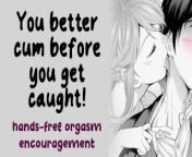 Stranger Whispers In Your Ear Until You Cum | Hands-Free Public Orgasm Encouragement RP from sex working videos ful